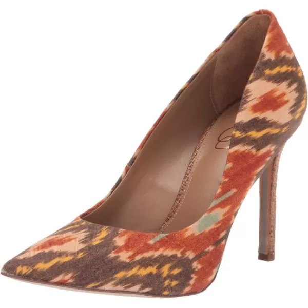 Sam Edelman Womens Hazel Pointed Toe PumpSunset Orange Multi