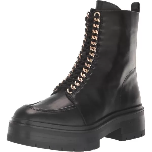 Sam Edelman Womens Lovrin Platform Combat BootBlack Leather