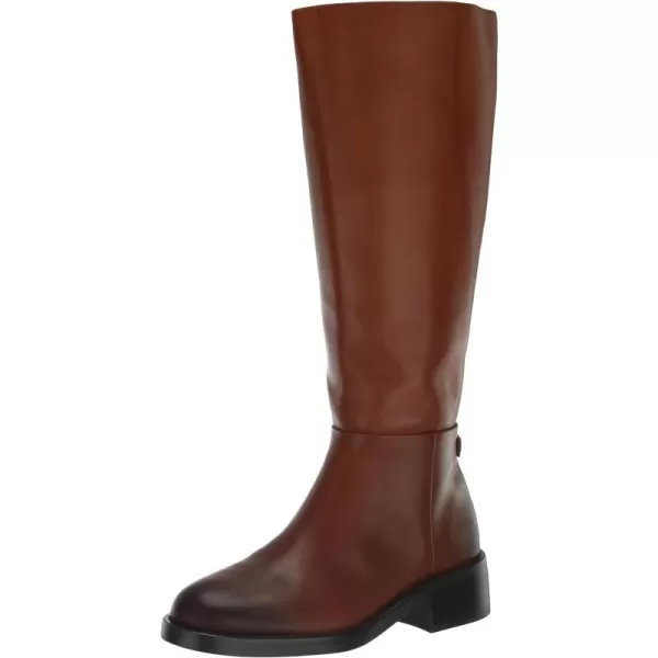 Sam Edelman Womens Mable Leather Riding BootRich Cognac Athletic Calf