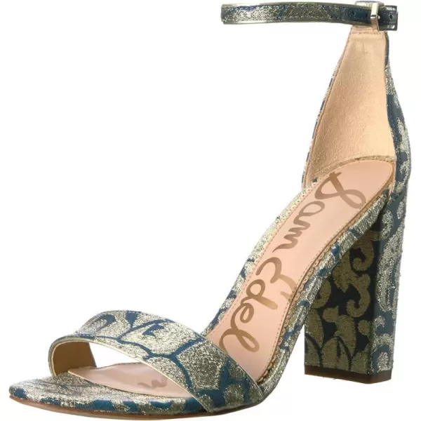 Sam Edelman Womens Yaro Block Heel SandalBlueMulti