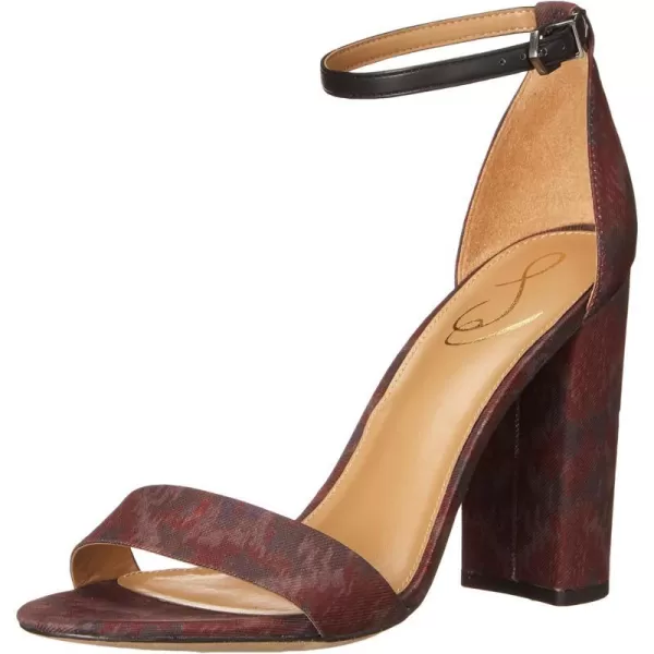 Sam Edelman Womens Yaro Block Heel SandalBrick