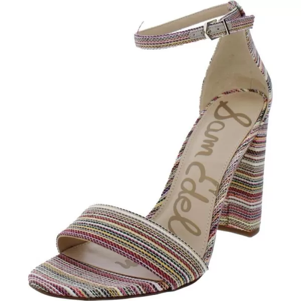 Sam Edelman Womens Yaro Block Heel SandalBright Multi Stripe