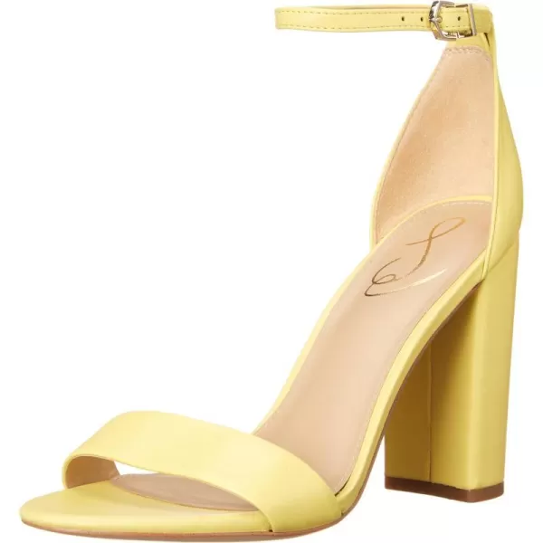 Sam Edelman Womens Yaro Block Heel SandalButter Yellow