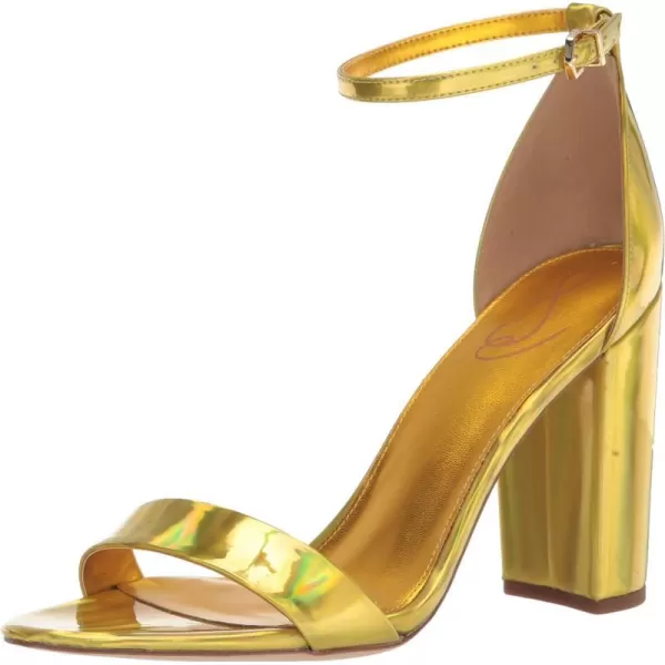 Sam Edelman Womens Yaro Block Heel SandalMimosa Gold