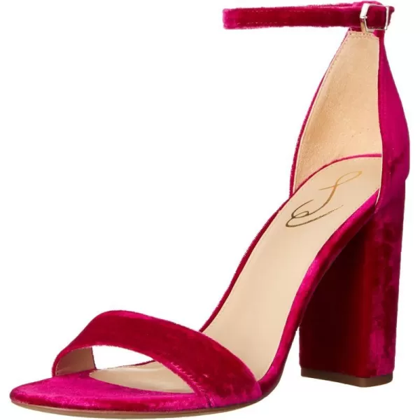 Sam Edelman Womens Yaro Block Heel SandalRaspberry