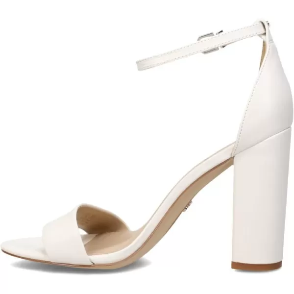 Sam Edelman Womens Yaro Block Heel SandalWhite