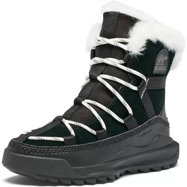 Sorel Womens ONA RMX Glacy Waterproof BootsBlack  Sea Salt