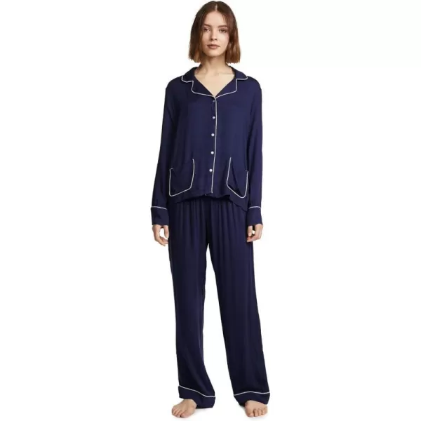 Splendid Womens Woven Pj SetMidnight Navy