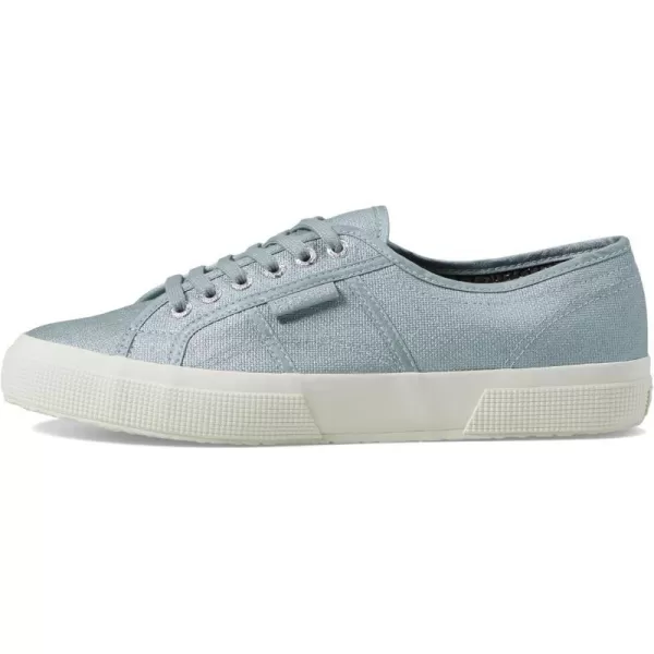 Superga Womens 2750 Pearl Matte Canvas SneakerGrey GreenishFull Avorio