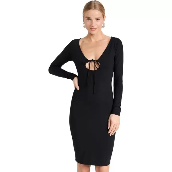 Susana Monaco Womens Circle Tie Midi 30 DressBlack