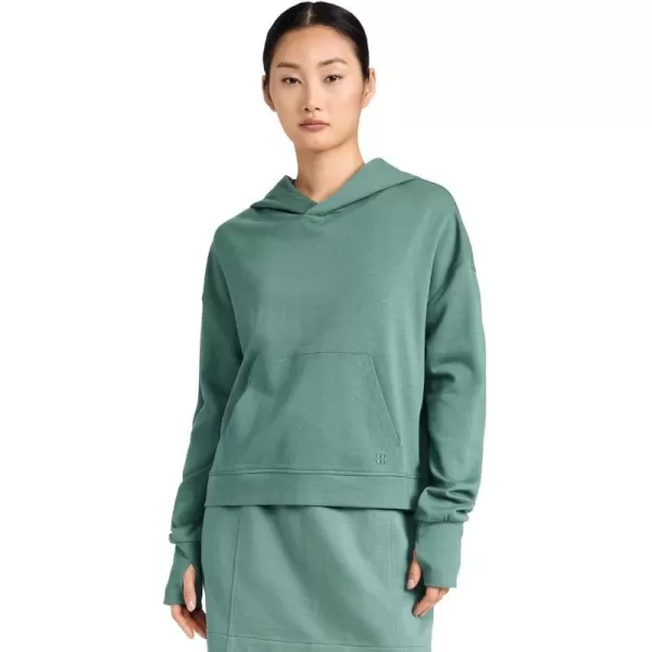 Sweaty Betty Womens After Class HoodieCool Forest Green