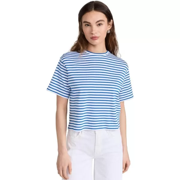 Theory Womens Boxy Crew TeeWave Multi