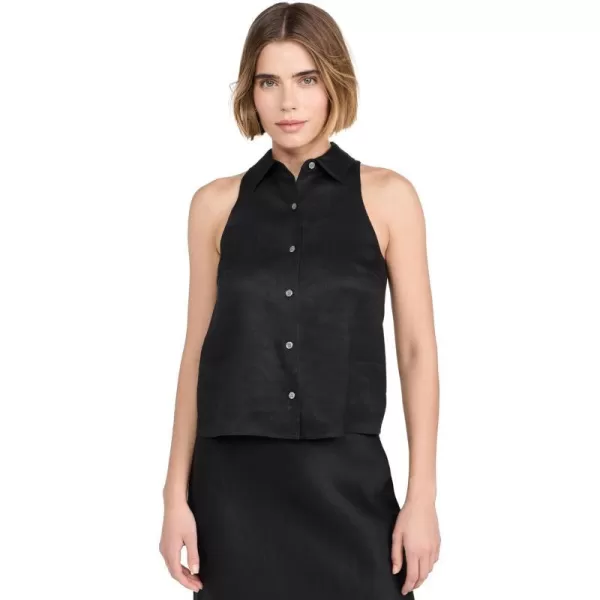 Theory Womens Halter Neck ShirtBlack