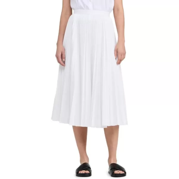 Theory Womens Pleated Midi SkirtWhite