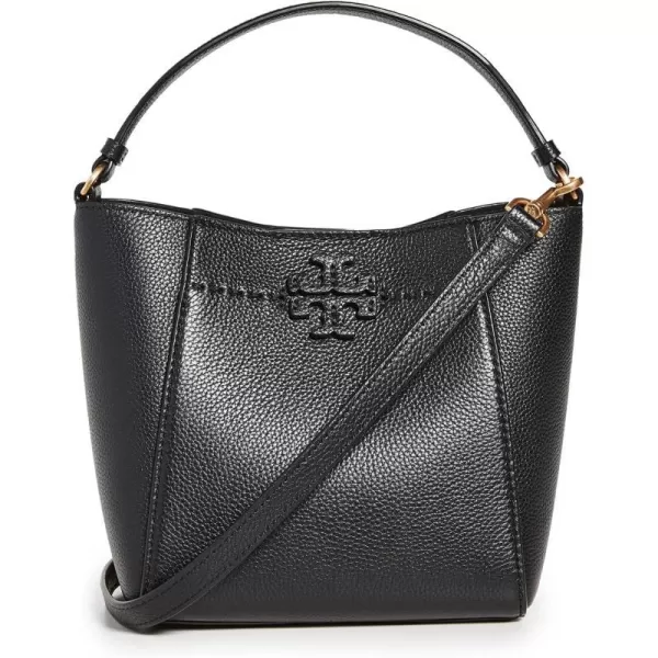 Tory Burch Womens Small McGraw Bucket BagBlack