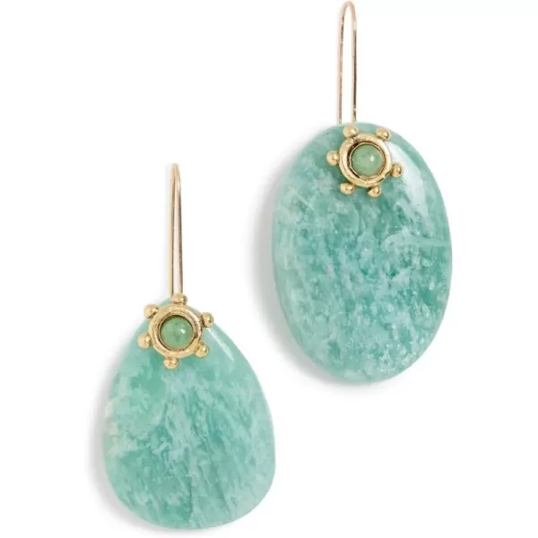 Ulla Johnson Womens Stone Drop EarringsAmazonite