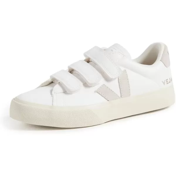 Veja Womens Recife Logo SneakersExtra White Natural