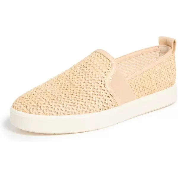 Vince Womens Blair Raffia Slip On SneakersNatural