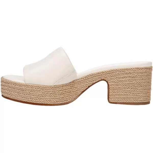 Vince Womens Margo Sandals SlideMilk White Leather Espadrille