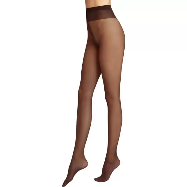 Wolford Individual 10 Denier Tights Sheer Pantyhose For Women Luxurious Comfort Perfect Fit Hosiery for Every OccasionSoft Sable