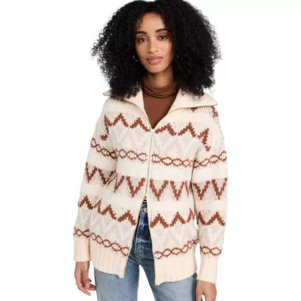 Womens Brooke Fair Isle Knit JacketWhitecap Mountain Fair Isle