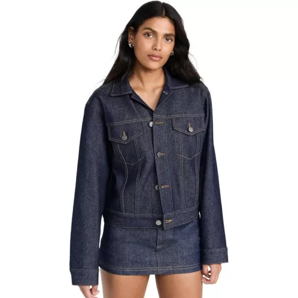 Womens Cropped Trucker JacketIndigo