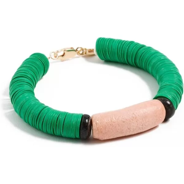 Womens Danielle BraceletGreenPeach