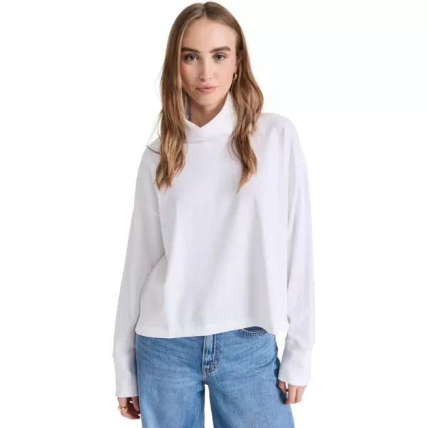 Womens Heavy Cotton Oversized TurtleneckWhite