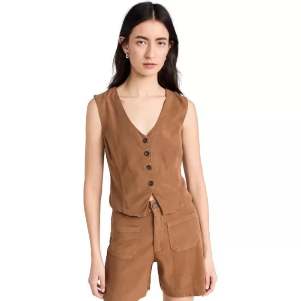 Womens Joplin Waistcoat VestSafari Tan