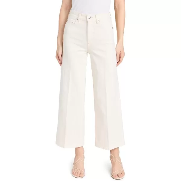 Womens Juliette Wide Leg Ankle JeansBone