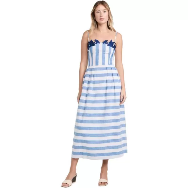 Womens Lorr Striped DressBlue Stripes