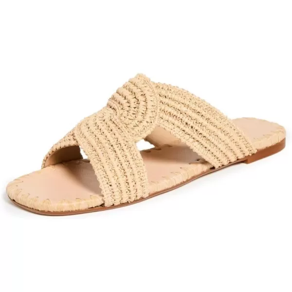 Womens Prado 203 SlidesRaffia Natural