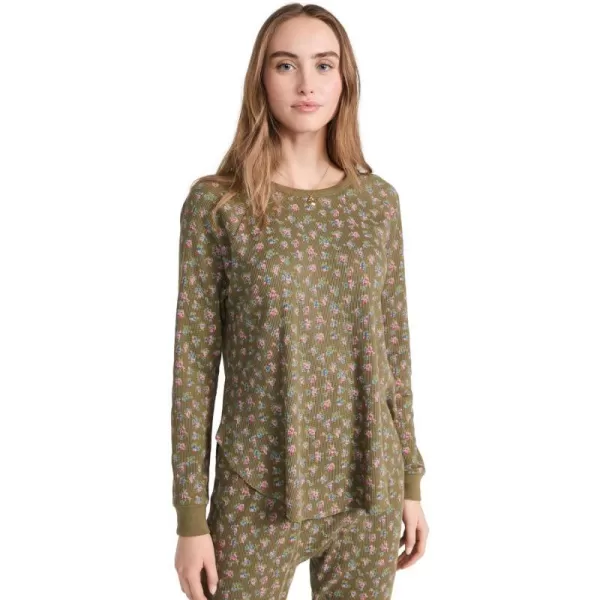 Womens The Union Crew Thermal BaselayerCypress Floral