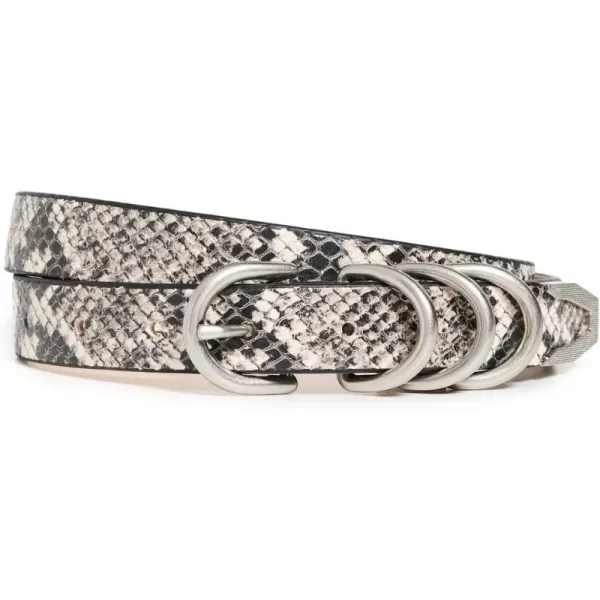 rag  bone Womens Baby Spire Hip BeltWhite Snake