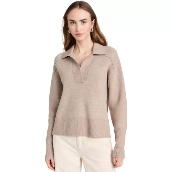 rag  bone Womens Bridget Polo PulloverOatmeal