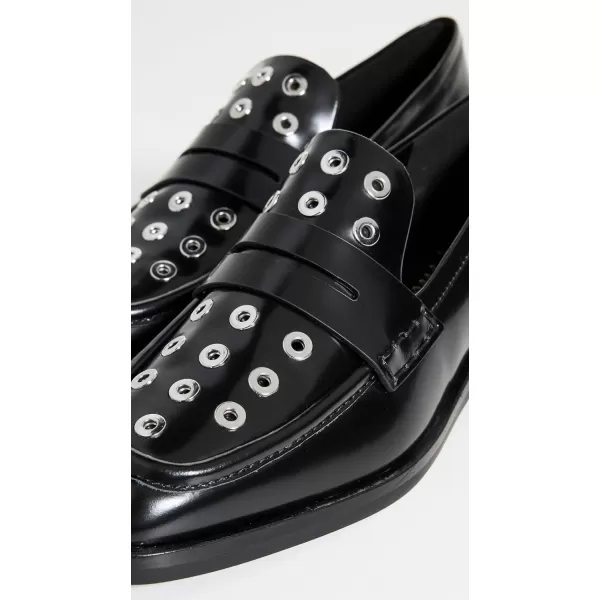 31 Phillip Lim Womens Alexa Eyelet Penny LoafersBlack