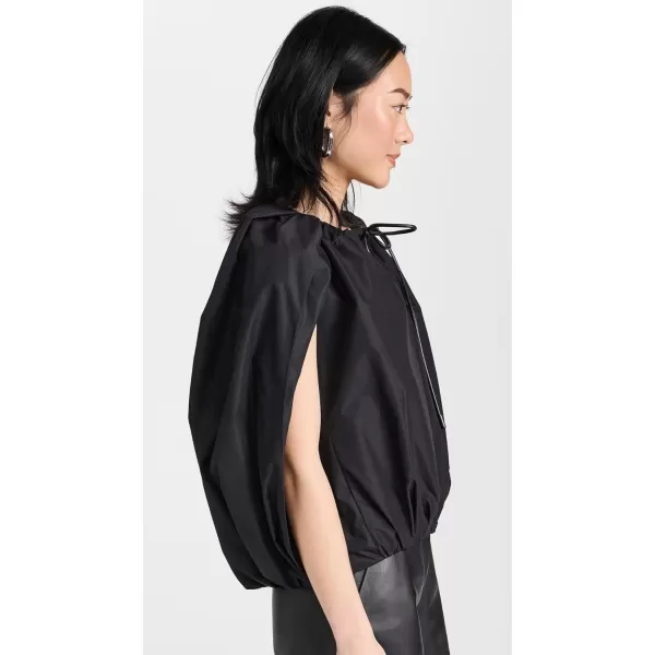 31 Phillip Lim Womens Cocoon Zip Top with Cord DetailBlack