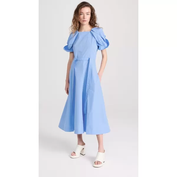 31 Phillip Lim Womens Collapsed Bloom Sleeve Belted DressOxford Blue