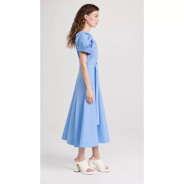 31 Phillip Lim Womens Collapsed Bloom Sleeve Belted DressOxford Blue