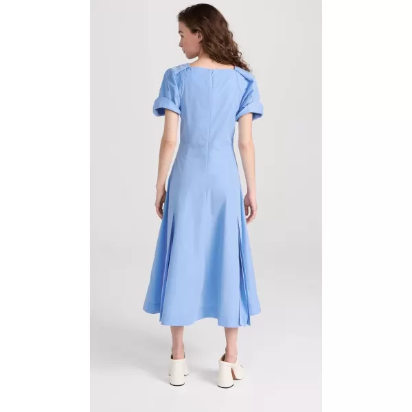 31 Phillip Lim Womens Collapsed Bloom Sleeve Belted DressOxford Blue