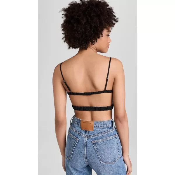 31 Phillip Lim Womens Cropped Twist Front Cami with Open BackBlack