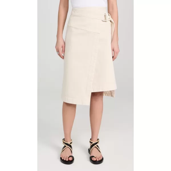 31 Phillip Lim Womens Denim Wrap SkirtEcru