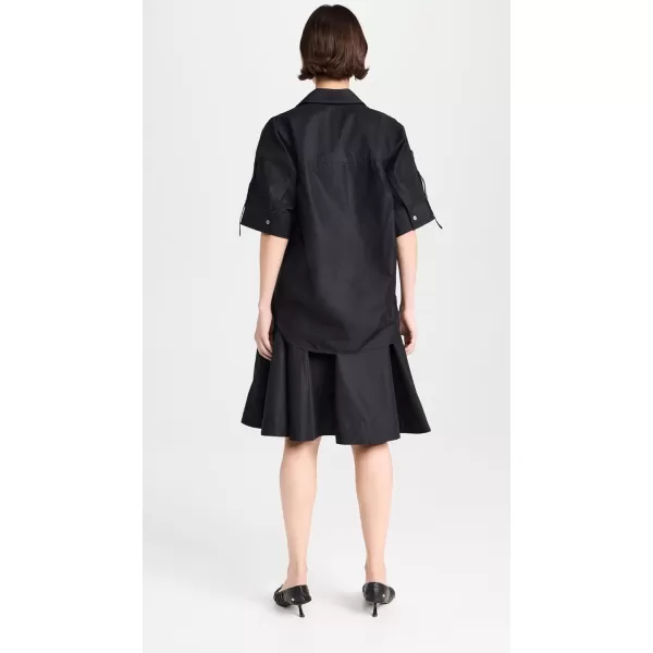 31 Phillip Lim Womens Draped Shirt DressBlack