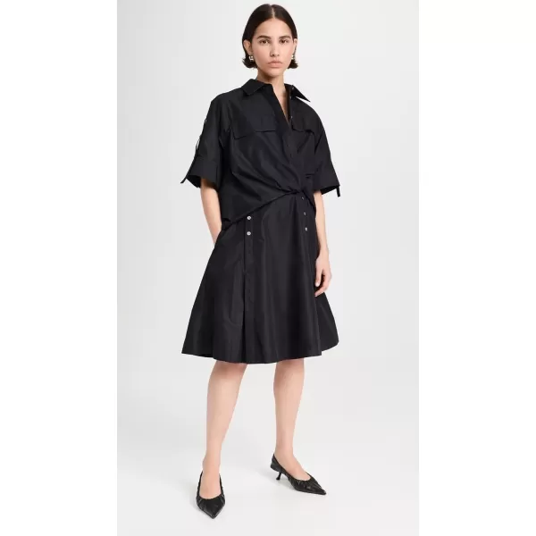 31 Phillip Lim Womens Draped Shirt DressBlack