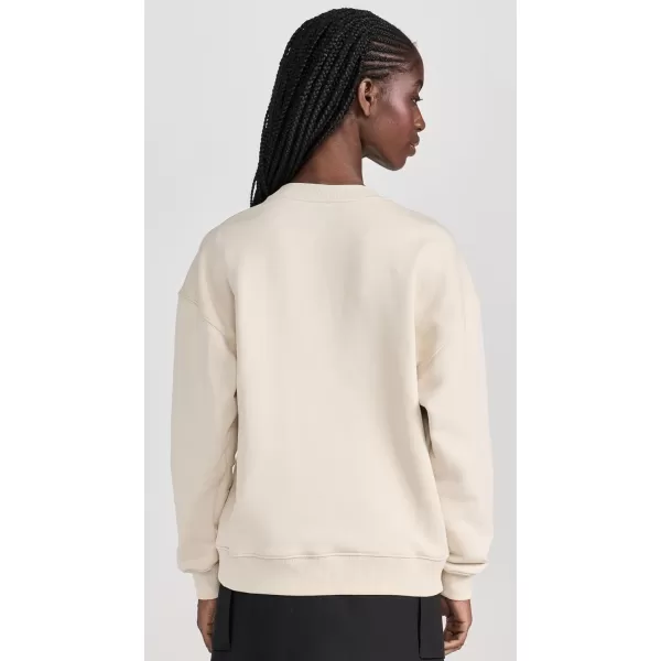 31 Phillip Lim Womens Eye Love NY Embellished Oversized Spliced SweatshirtEcru