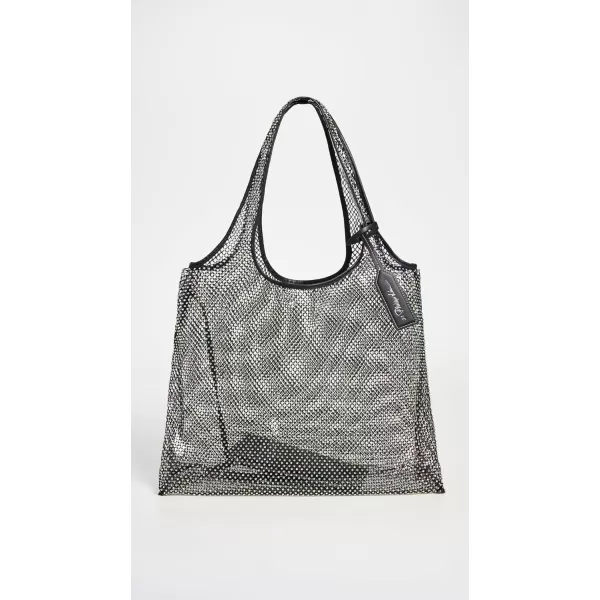 31 Phillip Lim Womens Fine Crystal Mesh Market ToteBlack