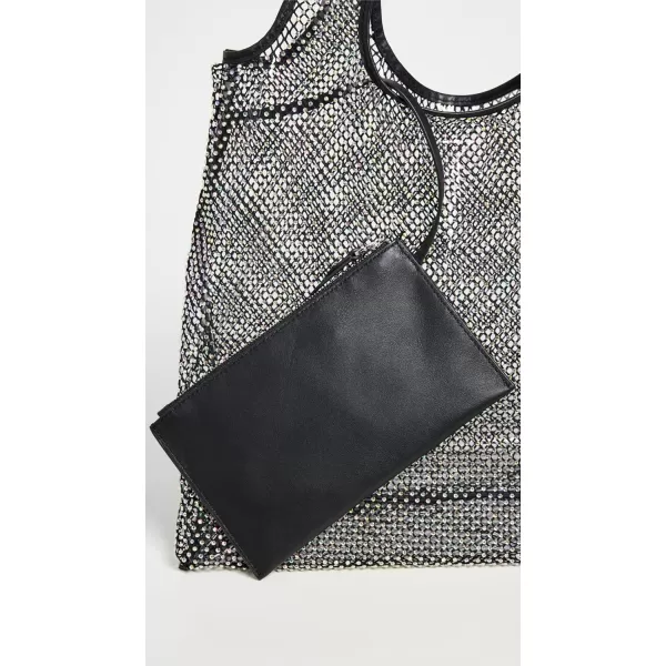 31 Phillip Lim Womens Fine Crystal Mesh Market ToteBlack