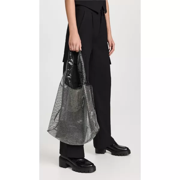 31 Phillip Lim Womens Fine Crystal Mesh Market ToteBlack