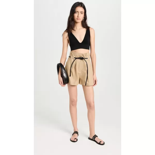 31 Phillip Lim Womens Origami Shorts with BeltKhaki