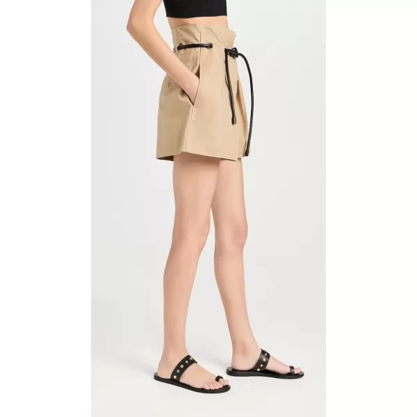 31 Phillip Lim Womens Origami Shorts with BeltKhaki